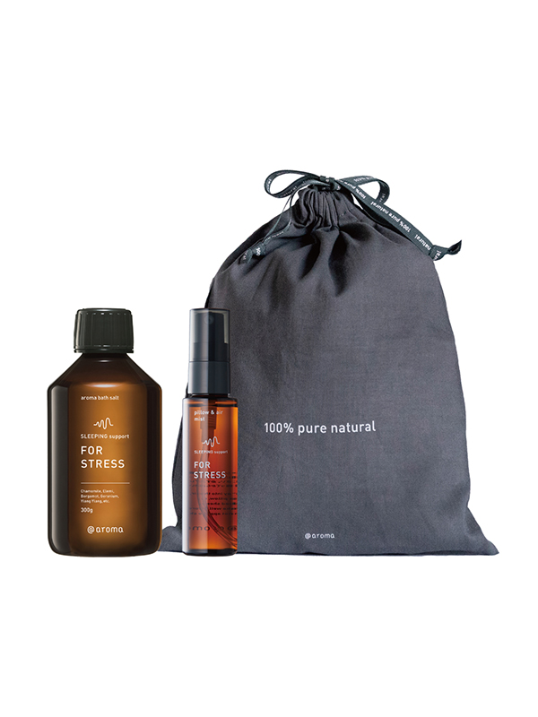 アロマバスソルト&ピローミスト フォーストレス（セット)