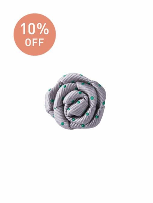 アロマピンズ×チビタイ リボンTB01(カーキ)