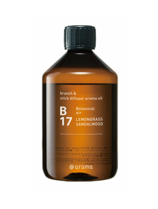 B17 レモングラスサンダルウッド ブランチ&スティックディフューザーアロマオイル 450ml