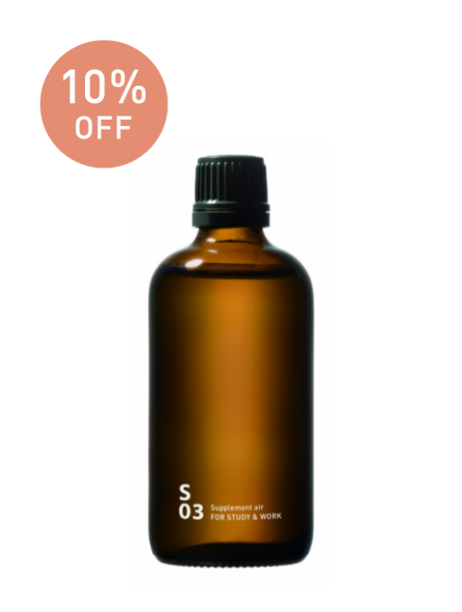 [special price]S03 スタディー&ワーク ピエゾアロマオイル 100ml